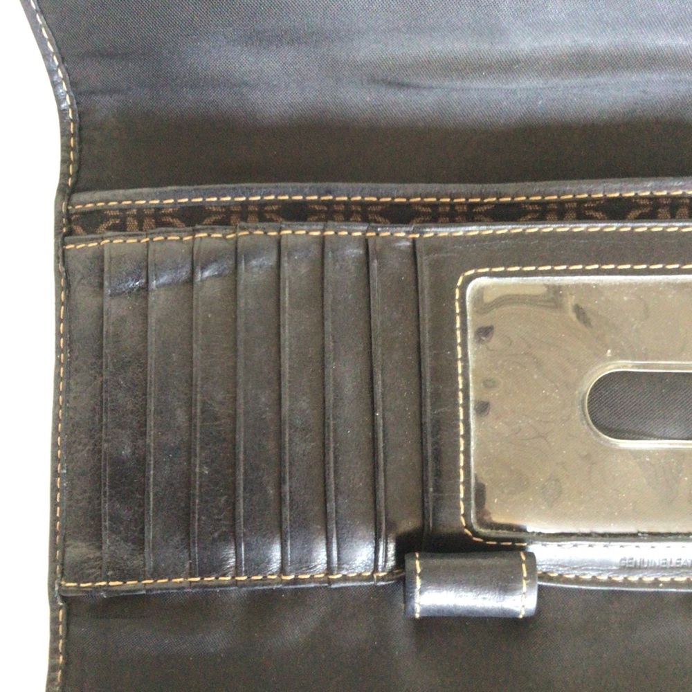 FOSSIL MONOGRAM FLAP WALLET - Picture 8 of 15